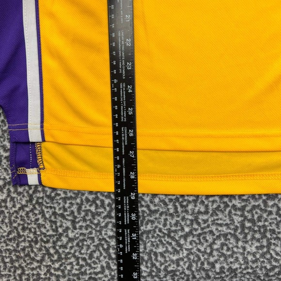 Los Angeles Lakers Nash #2 Jersey Shirt‎ Youth Large 14-16 Adidas Sleeveless New - Picture 6 of 8